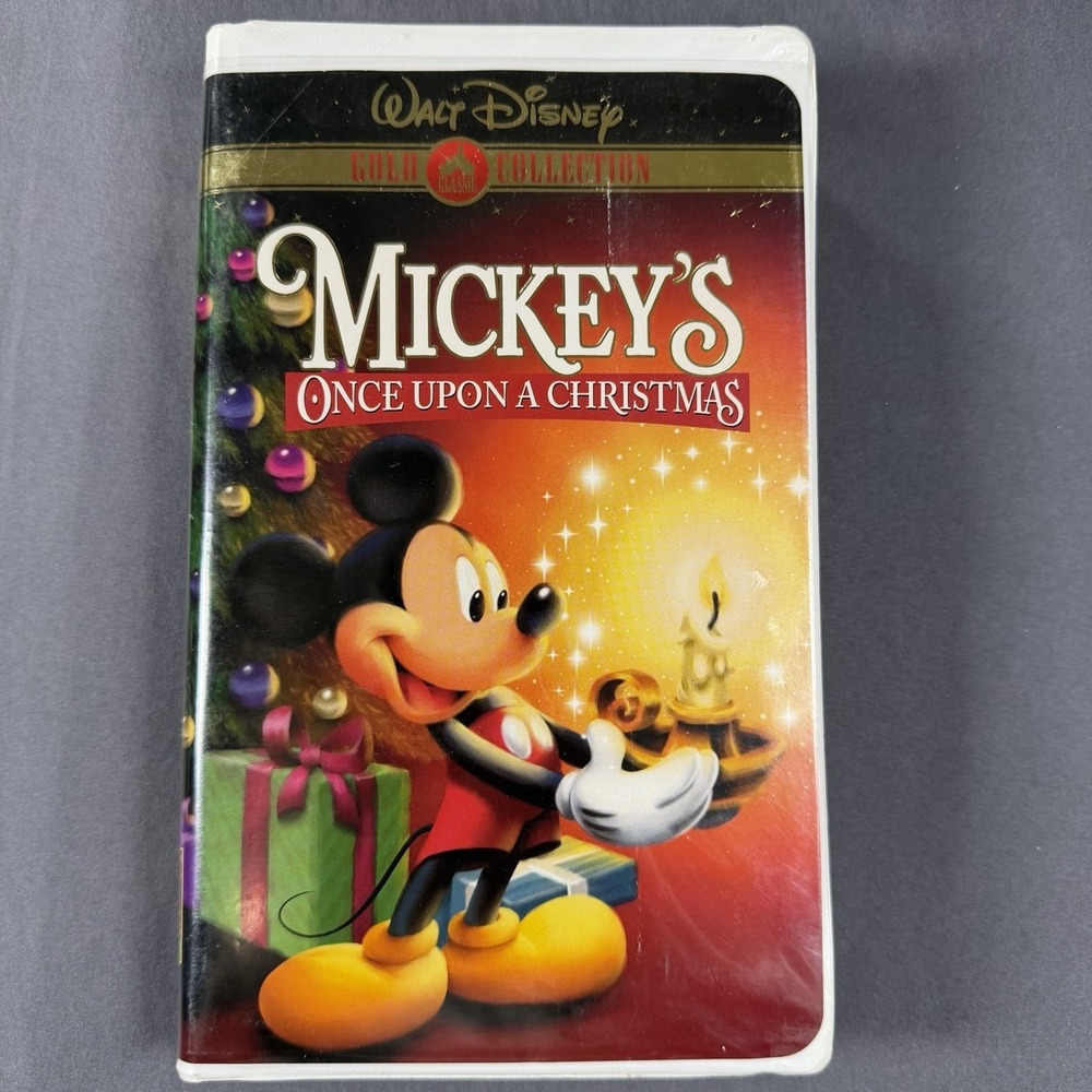 Disney Mickey's Once Upon a Christmas Gold Collection VHS NTSC G 1999 Holiday